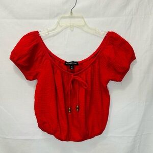 Almost Famous Red Crop Top
